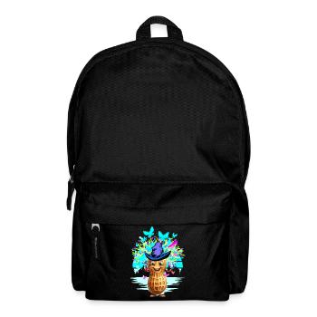 Peanut Peanuts Kids Child Spring Magic Nut - Backpack - black - Front