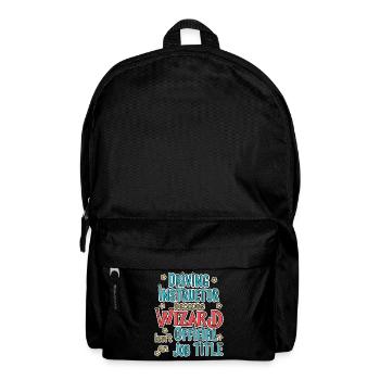 Driving Instructor Wizard Driving School - Backpack - black - Front