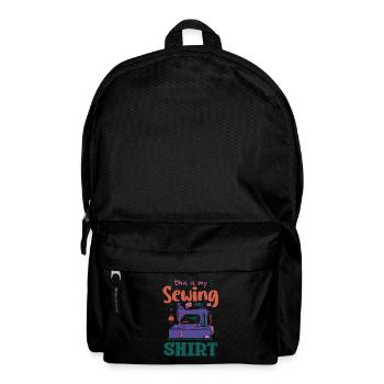 C’est ma chemise de couture Couture créative - Sac à dos - noir - Devant