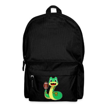Schlange American Football Sport - Rucksack - Schwarz - Vorne