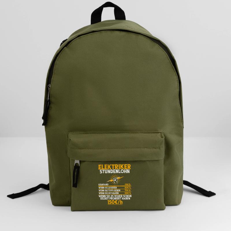 Electronics Technician Electrics Profession Volt Electrical Engineering Backpack
