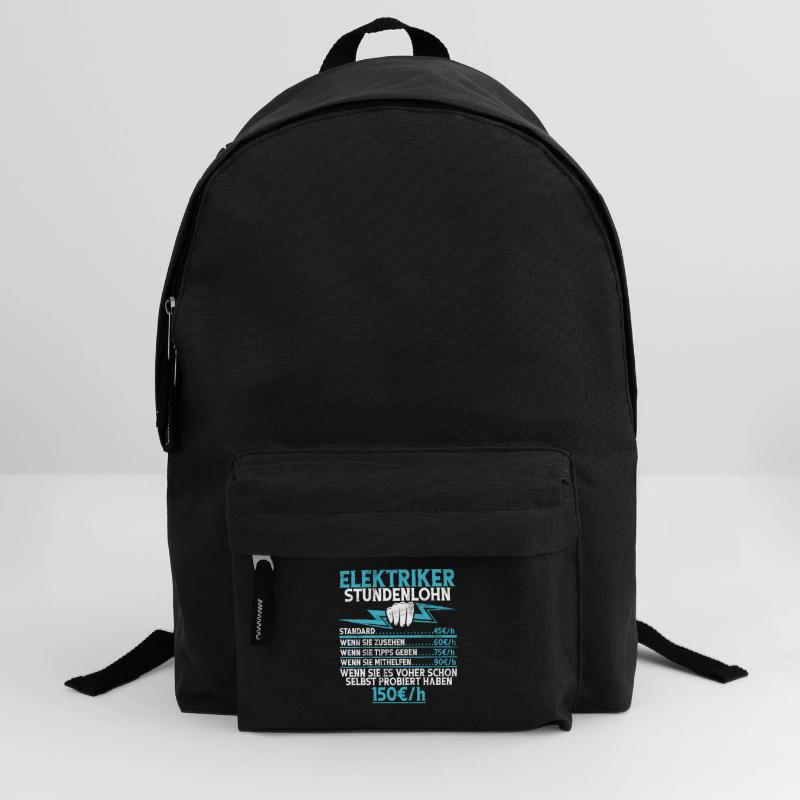 Electronics Technician Electrics Profession Volt Electrical Engineering Backpack