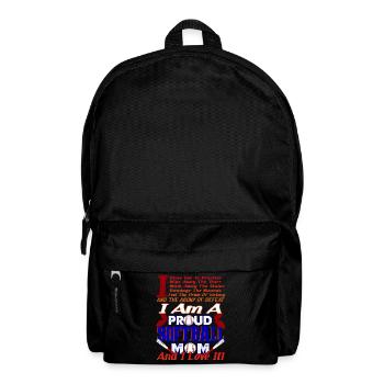 I Am A Proud Softball Mom - Backpack - black - Front
