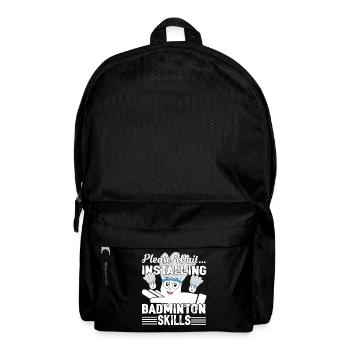 Please Wait Installing Badminton - Backpack - black - Front