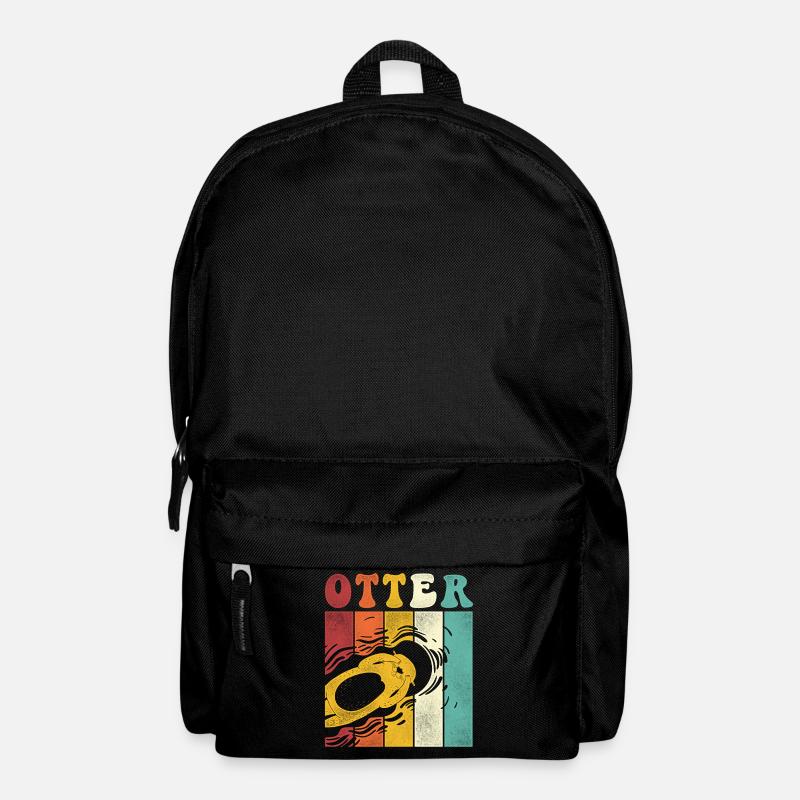 Otter Retro Vintage Otter - Rucksack - Schwarz