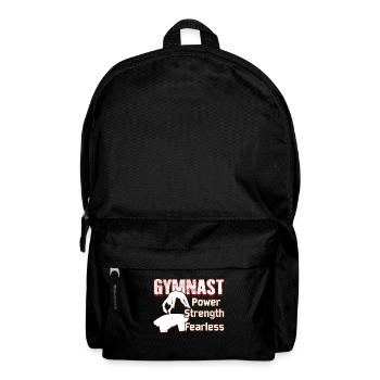 Gymnast Power Strength Fearless - Backpack - black - Front