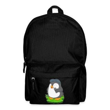 Penguin Microphone - Sac à dos - noir - Devant