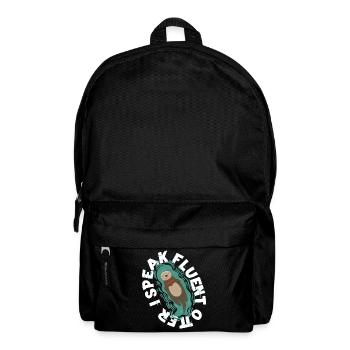 Otter I Speak Fluent Otter - Backpack - black - Front