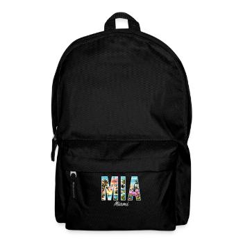Miami Mia Miami – Ambiance tropicale pour les fans des États-Unis - Sac à dos - noir - Devant