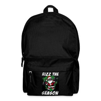 Rizz La saison Drôle Père Noël Noël - Sac à dos - noir - Devant