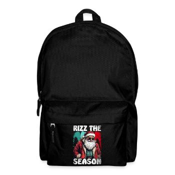 Rizz La saison Drôle Père Noël Noël - Sac à dos - noir - Devant