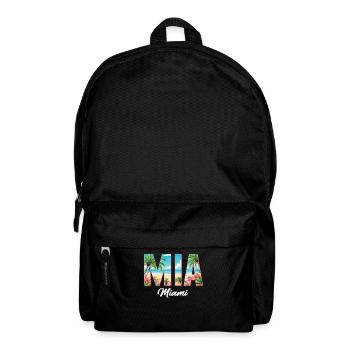 Miami Mia Miami – Ambiance tropicale pour les fans des États-Unis - Sac à dos - noir - Devant