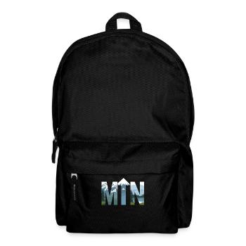 Mountains MTN – Natur & Berglandschaft Outdoor - Rucksack - Schwarz - Vorne