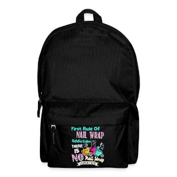 Nail Artist First Rule Of Nail Wrap - Backpack - black - Front