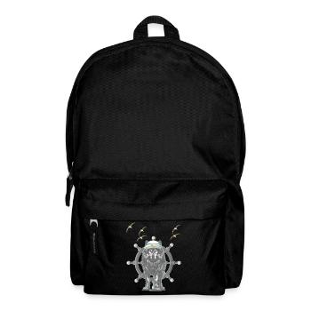 Hund segeln Segelschiff maritim Hunde Matrosen - Rucksack - Schwarz - Vorne
