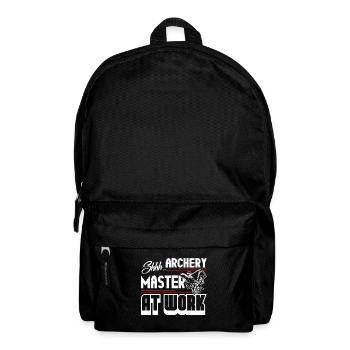 Archery Master At Work - Backpack - black - Front