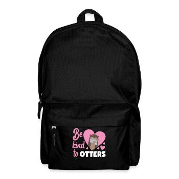 Otter Pun Be Kind To Otters - Backpack - black - Front