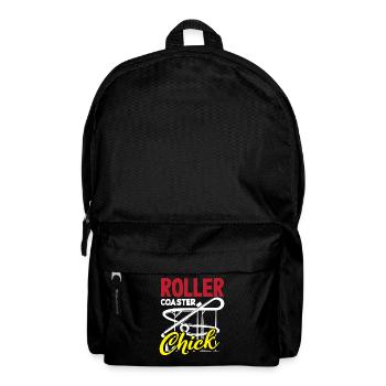 Achterbahn Abenteuer Chick - Rucksack - Schwarz - Vorne