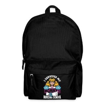 Abschluss Krankenschwester Krankenpflege Mutter - Rucksack - Schwarz - Vorne