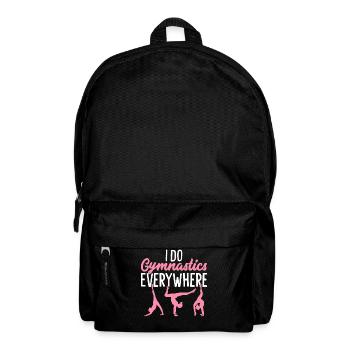 I do gymnastics everywhere Gymnast Acrobat - Backpack - black - Front