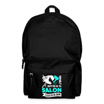 Hair Stylist What Happens In The Salon Stays In - Backpack - black - Front