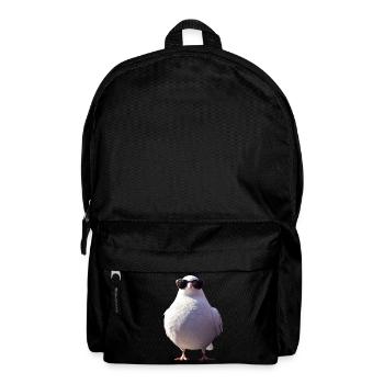 Pigeon White City Pigeon Wood Pigeon White Doves - Backpack - black - Front