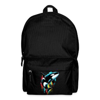 Killer whale - Backpack - black - Front