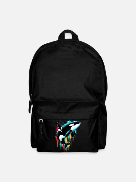 Schwertwal - Rucksack - Schwarz