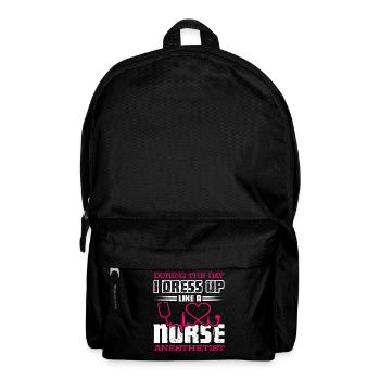 Nurse Anesthetist Dress Up Like Nurse Anesthetist - Backpack - black - Front
