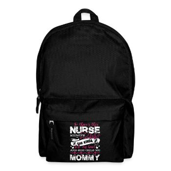 Nurse Midwife Nurse Midwife Mommy - Backpack - black - Front