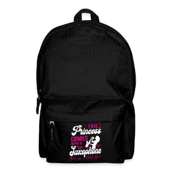 Saxophone This Princess Comes With - Backpack - black - Front