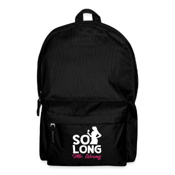 So Long Mr. Wrong Embrace of Divorce - Backpack - black - Front