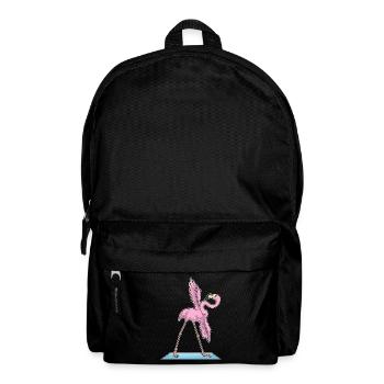Flamingo Yoga Fitness Gymnastics - Backpack - black - Front