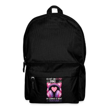K-Pop Musique coréenne Kpop Fans Kdrama - Sac à dos - noir - Devant