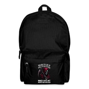 Sarcastique Grande Faucheuse Humour noir Noir - Sac à dos - noir - Devant