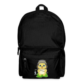 Pêche au poisson pêcheur au lion - Sac à dos - noir - Devant