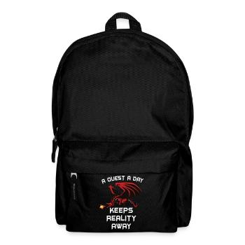 Play Gamer A Quest A Day - Backpack - black - Front