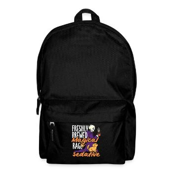 Freshly brewed coffee lovers of magical rage - Backpack - black - Front