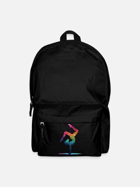 Gymnastik Gymnast Akrobatik Gymnastin - Rucksack - Schwarz
