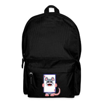 Mouse Poker Poker Cards - Backpack - black - Front
