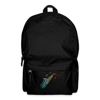 Saxophone Retro Vintage - Backpack - black - Front