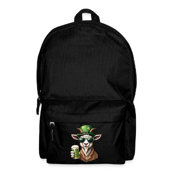 Ziege St. Patricks Day Bier Outfit Ziegen - Rucksack - Schwarz - Vorne
