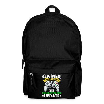 Gaming Gamer Gamer Video Player Console PC Gaming - Backpack - black - Front