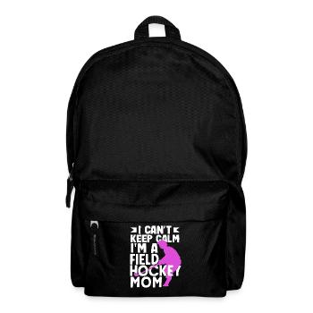 Ich Bin Eine Feldhockey Mama - Rucksack - Schwarz - Vorne