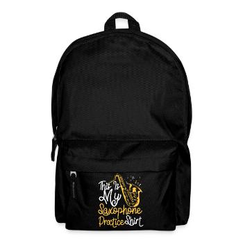 Saxophone This Is My Saxophone - Backpack - black - Front