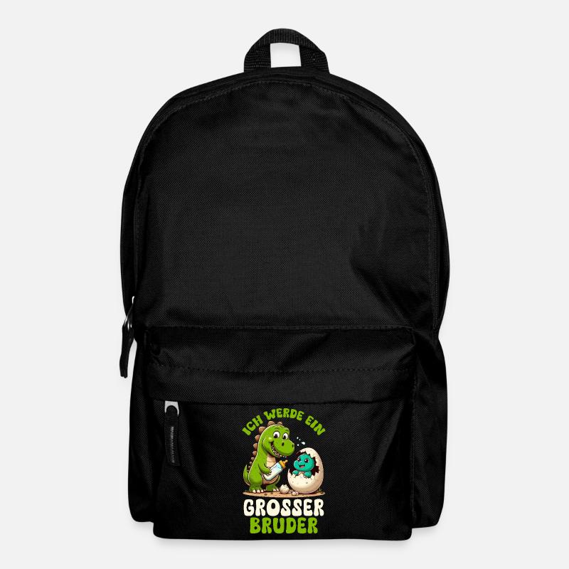 Ich Werde Großer Bruder Dinosaurier Neuer Bruder - Rucksack - Schwarz