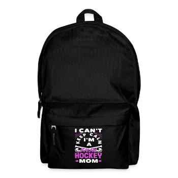 I'm a field hockey player mom - Backpack - black - Front