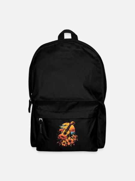 Ukulele 90er Look - Rucksack - Schwarz