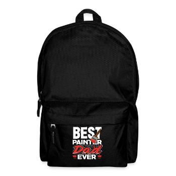 Bester Maler Papa Aller Zeiten - Rucksack - Schwarz - Vorne