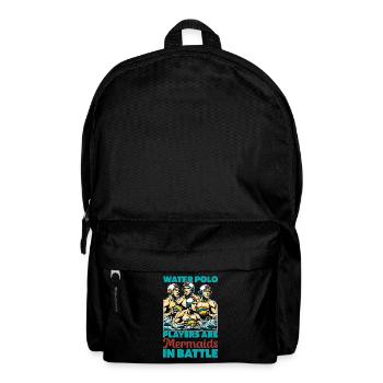Water Polo Players Are Mermaids In Water Sports - Rucksack - Schwarz - Vorne